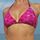 Bikini Top Pink Dragon M