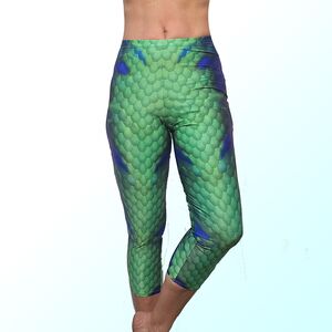 3/4  Leggings Bluegreen