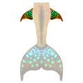 Tropical Glow XL hip fins

