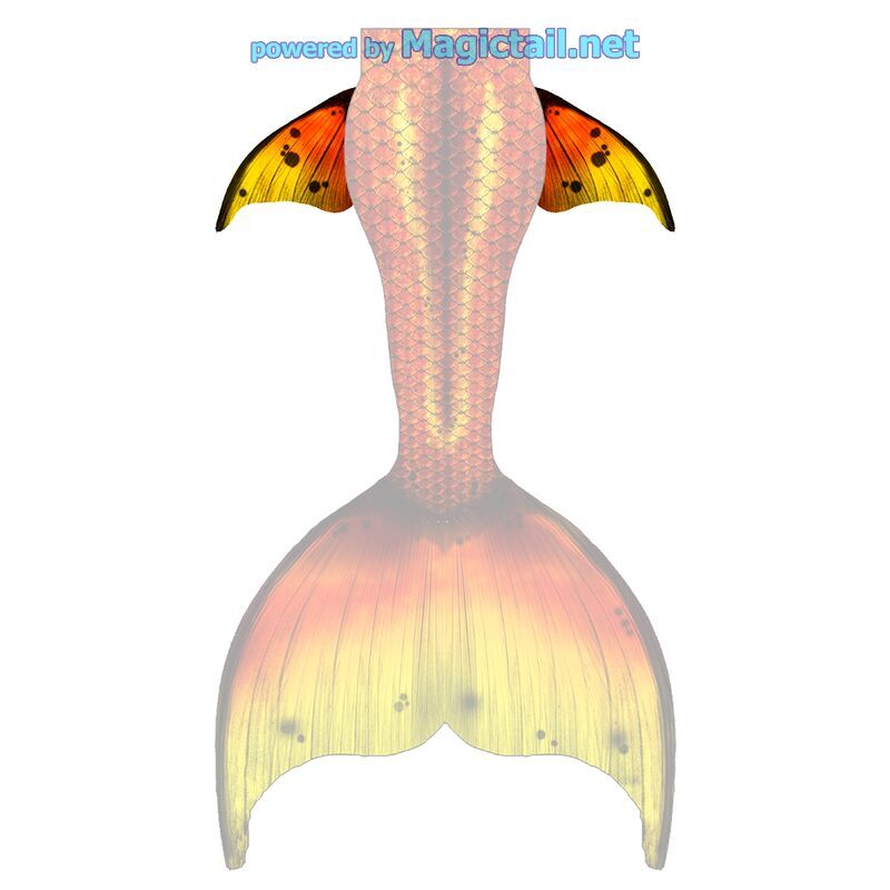 Gold Splash L hip fins

